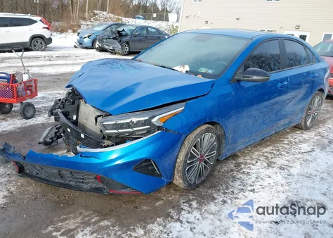 2022 Kia Forte Gt z USA, uszkodzony, nr VIN 3KPF44AC9NE451702